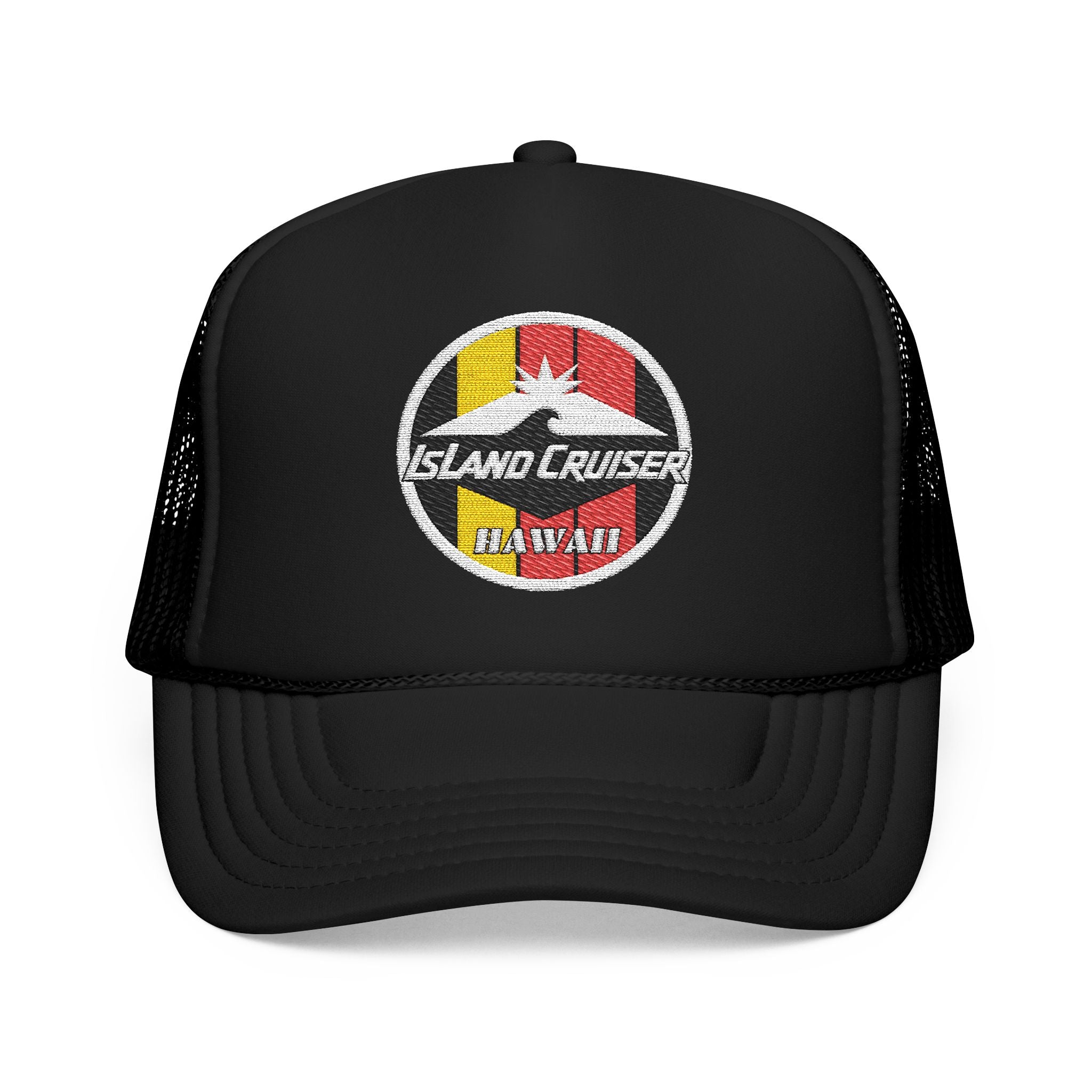 Island Cruiser Hawaii Foam Trucker Hat (Embroidered)